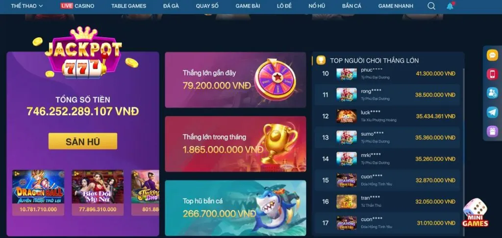 Hoàn trả casino hàng ngày hd88in